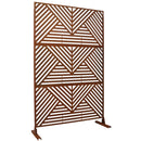 Freestanding Outdoor & Indoor Freestanding Metal Privacy Screen