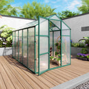 Polycarbonate Walk-In Greenhouse, Raised Base For Outdoor In All Season