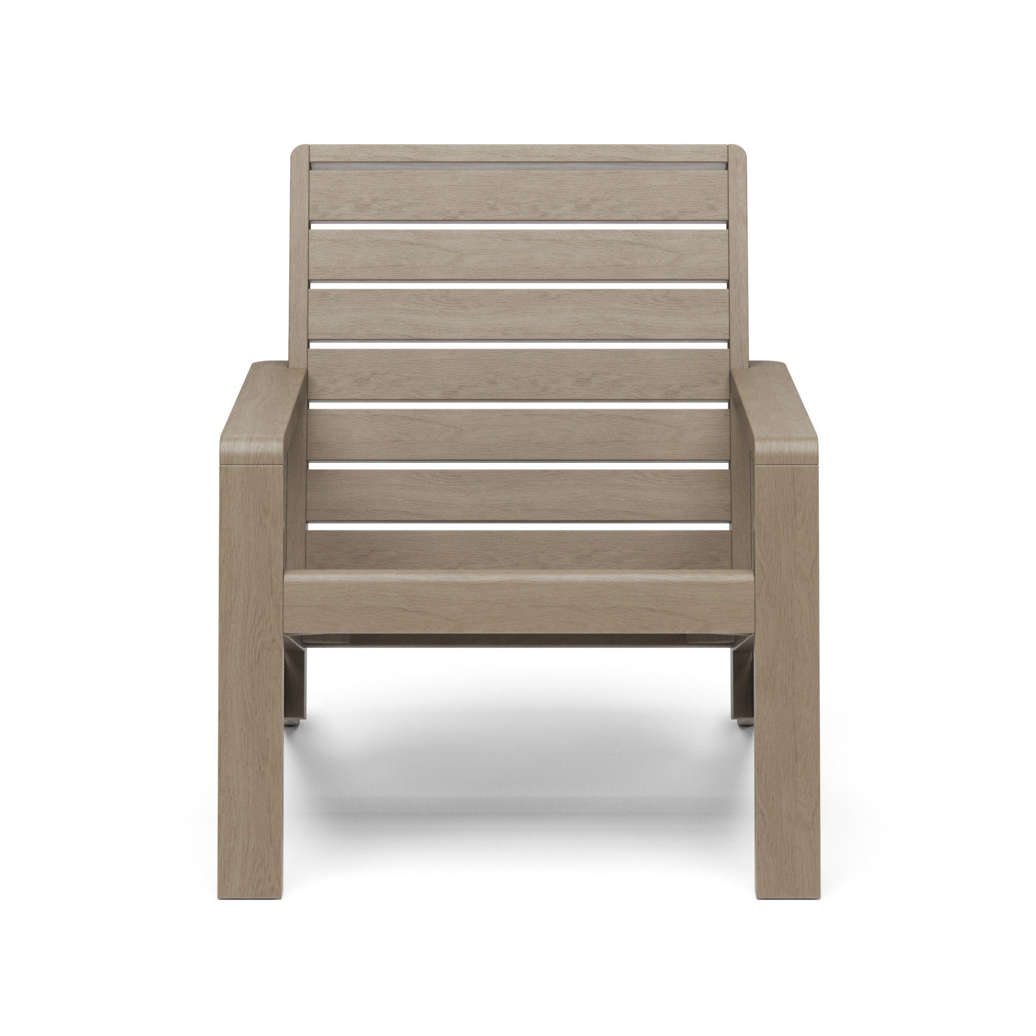 Sustain - 32.75" Outdoor Lounge Chair - Dark Gray