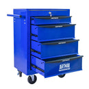 Rolling Metal Tool Chest With Drawers, Steel Storage Cabinet With Ball Bearing Slides