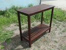 Workstation For Garden Balcony Garage, Acacia Console Potting Table