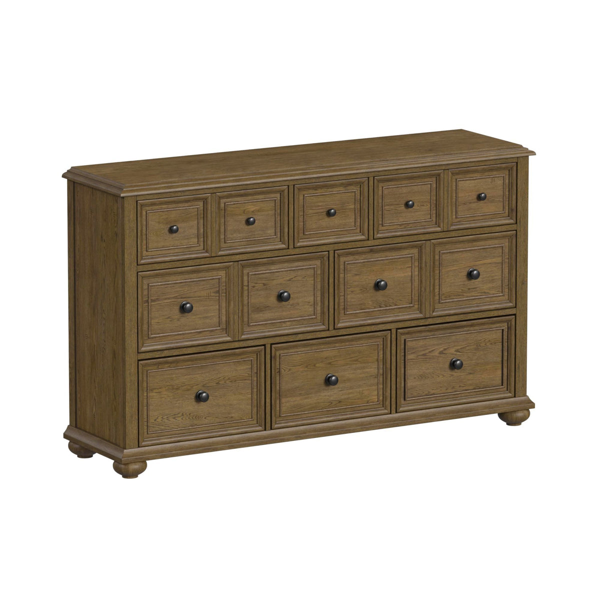 Heritage Dresser For Bedroom in Black by Elements International