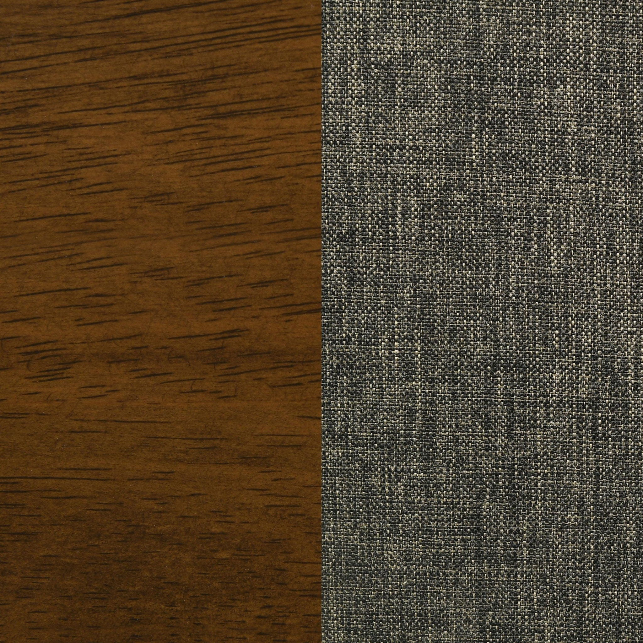 Malone 7-piece Rectangular Dining Table Set Dark Walnut