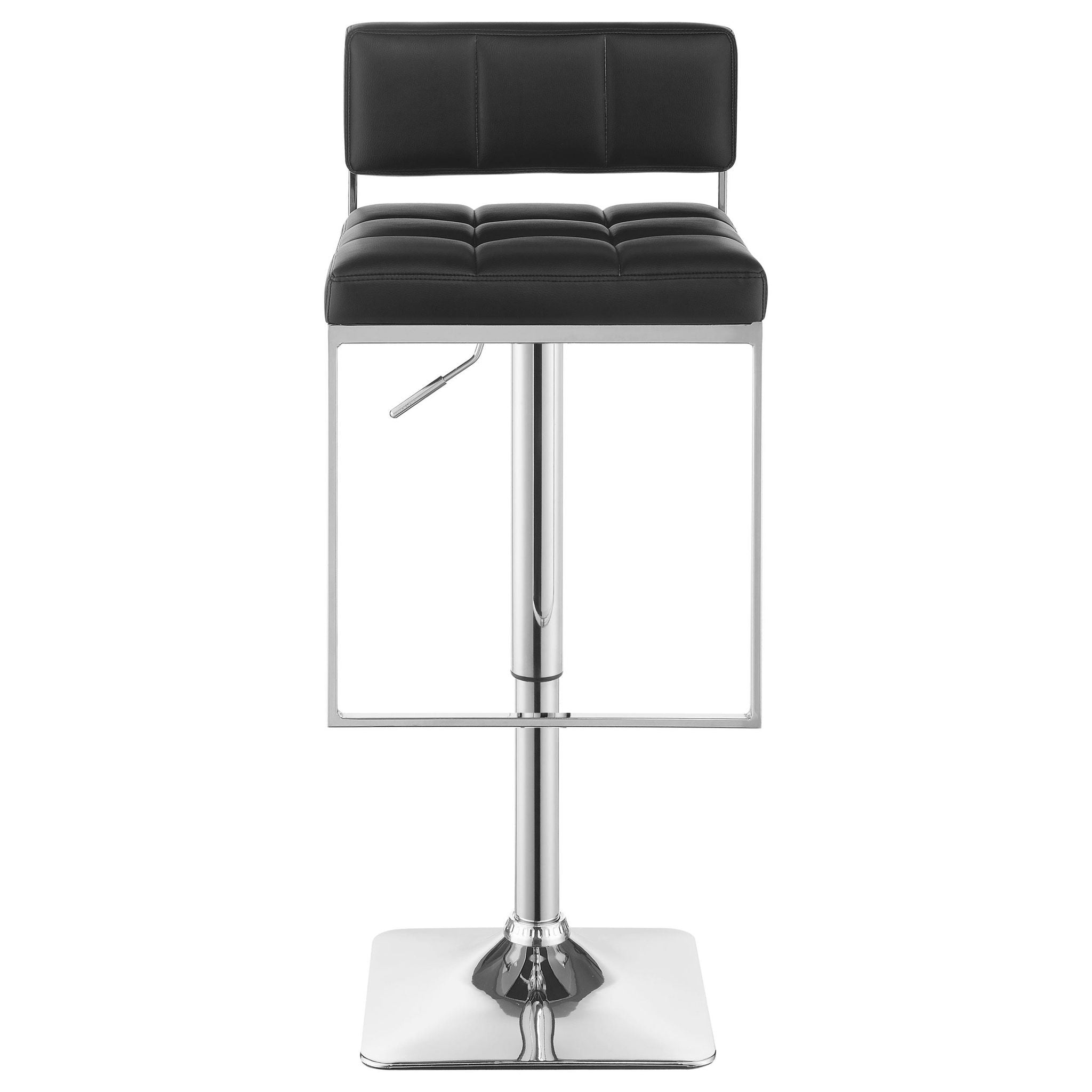 Alameda Adjustable Bar Stool Chrome and Black - Atlantic Fine Furniture Melbourne FL