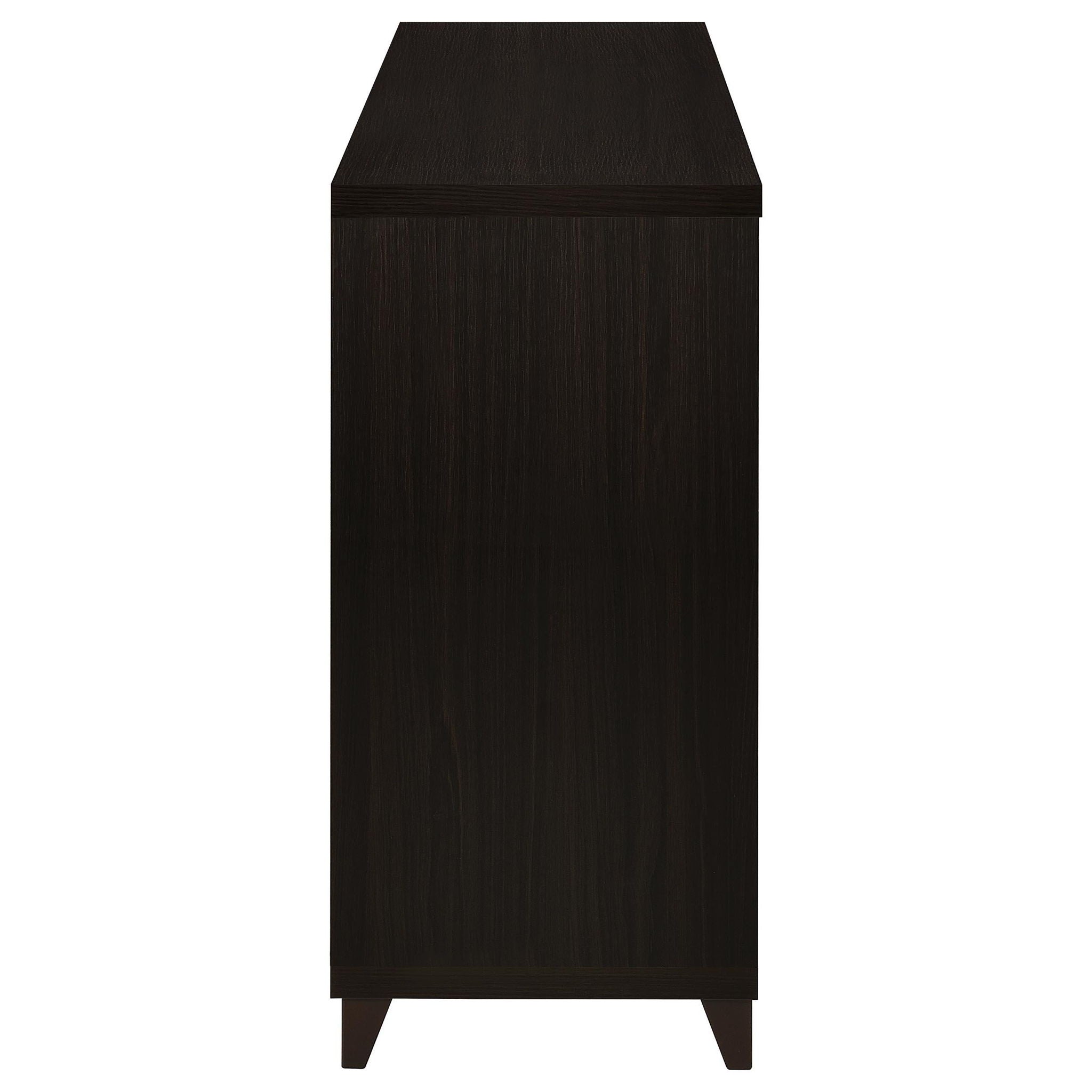 Lewes 2-door Engineered Wood 60-inch TV Stand Cappuccino