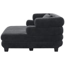 Oversized Chaise Lounge Sofa Bed With Deep Seat And Layered Armrests
