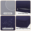 Cushion Covers For 7 Piece Wicker Sectional Sofa, 14 Pack Seat And Back Slipcovers With Zipper