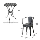Yearn - 3 Piece Bistro Set With Table And 2 Chairs