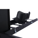 Heavy Duty Adjustable Motorcycle Stand / Wheel Chock 1800 Lb Capacity - Black