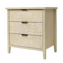 3 Drawer Cabinet, American Furniture, Suitable For Bedroom, Living Room, Study - Natural