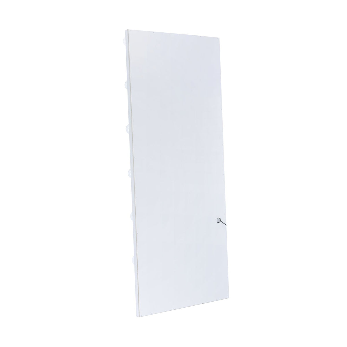 Lindy Floor Mirror in Glossy White by Elements International, view 3