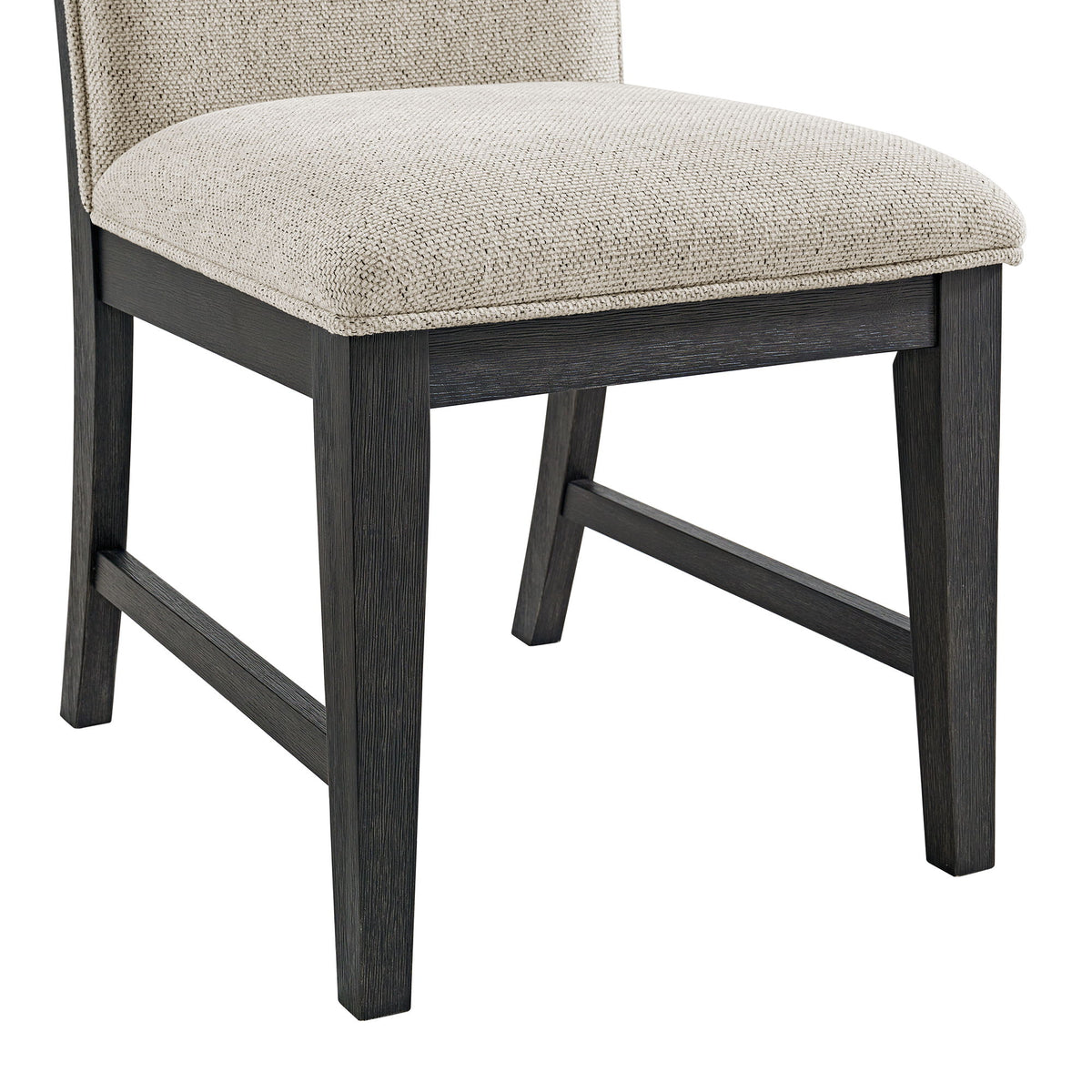 Axel Fabric Dining Chair (Set of 2) in Light Gray / Espresso by Elements International, view 6