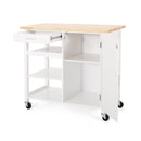 Contemporary Design Kitchen Cart With Wheels