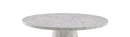 Kacey - Natural Engineered Stone Round Dining Table - Stone Gray