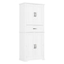 Bathroom Storage Cabinet With Multifunctional Storage Space, Drawer With Slide Rails, Adjustable Shelf