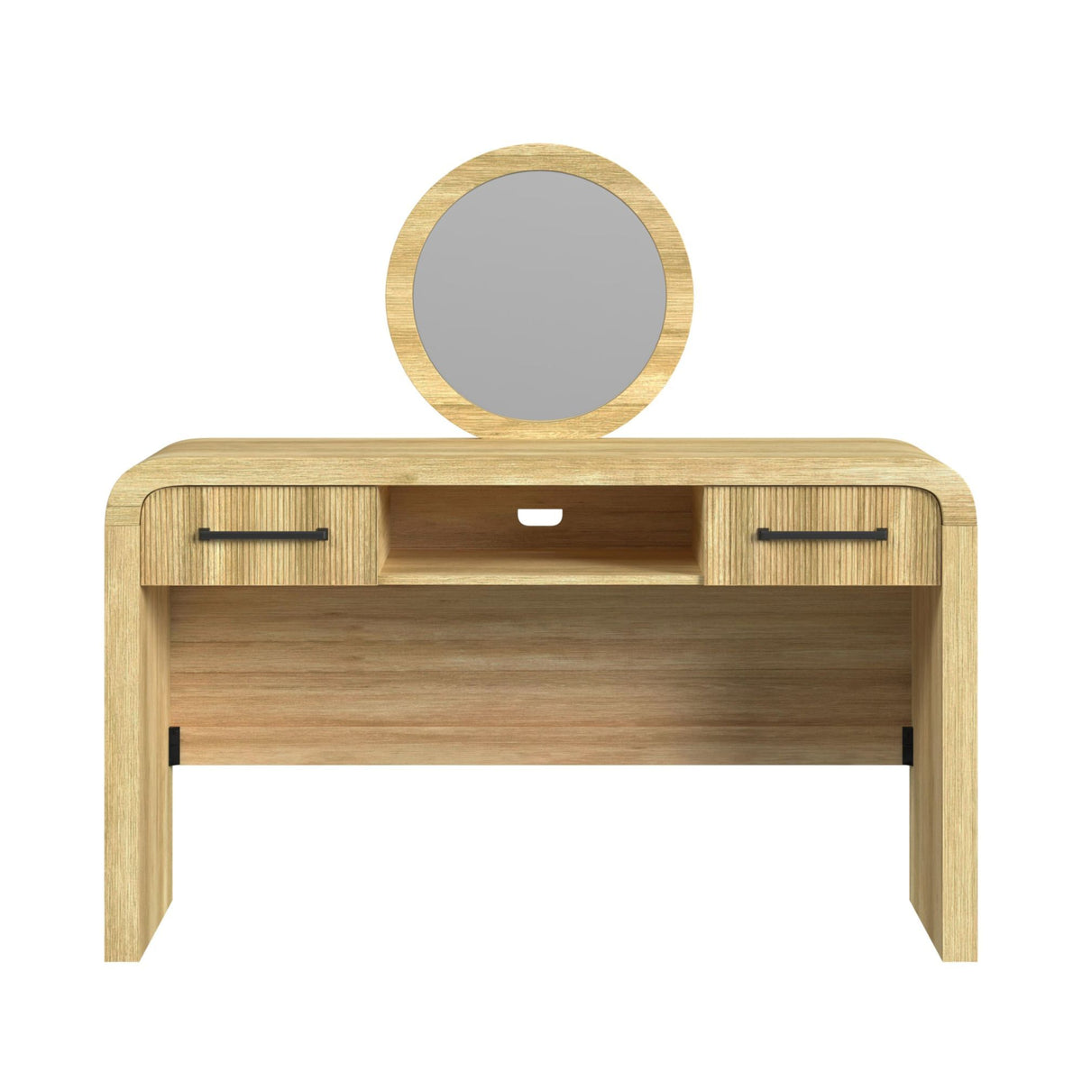 Ridgemont Dressing Table in Black by Elements International, view 10