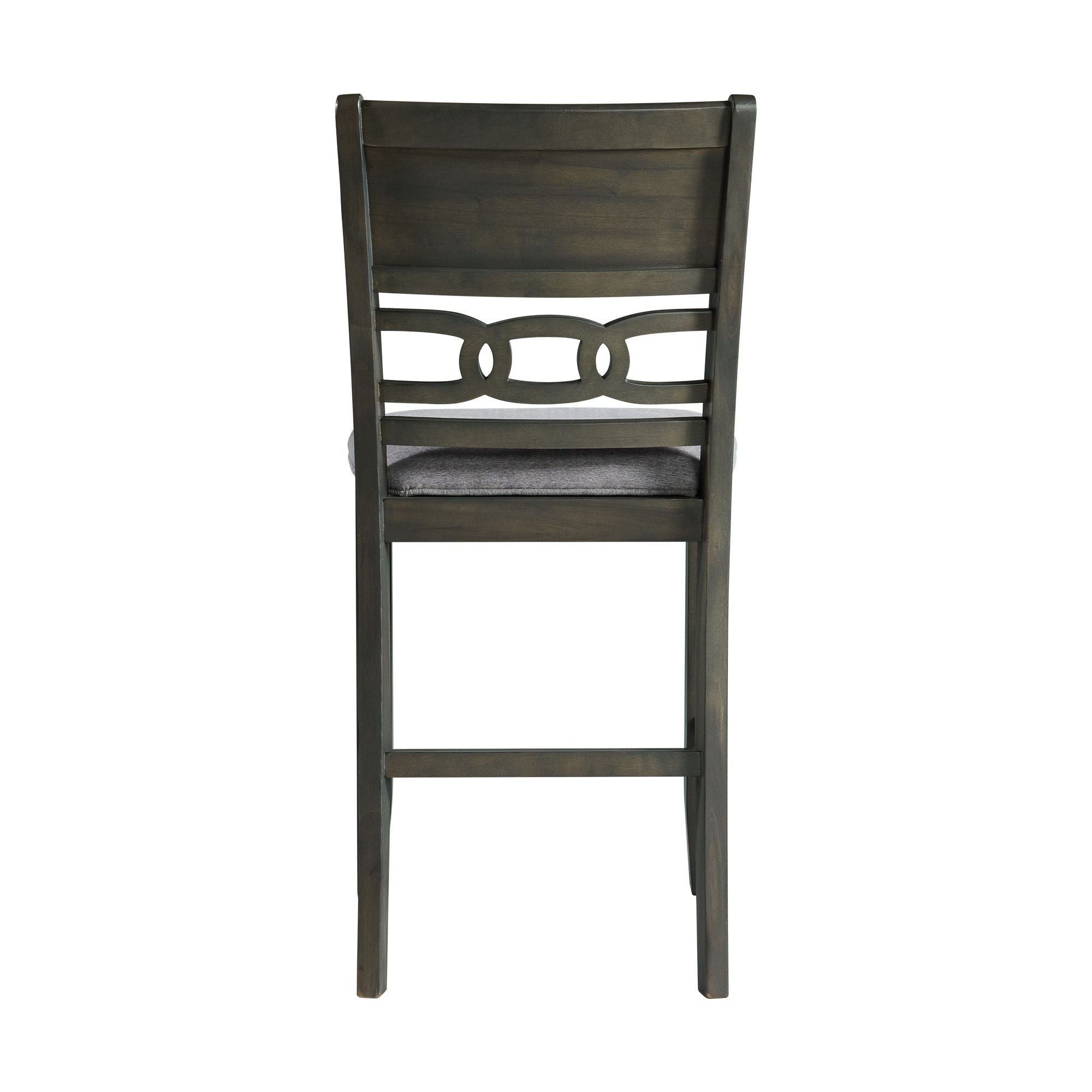 Amherst Counter Side Chair With Cushion (Set of 2) in Dark Gray by Elements International, view 10
