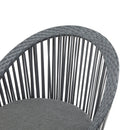 Modern Swivel Wicker Lounge Chair With Round Design