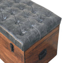 Buffalo - Leather Storage Trunk