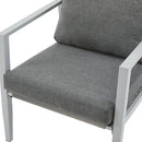 Modern Lounge Chair With Rope Accents And Cushions