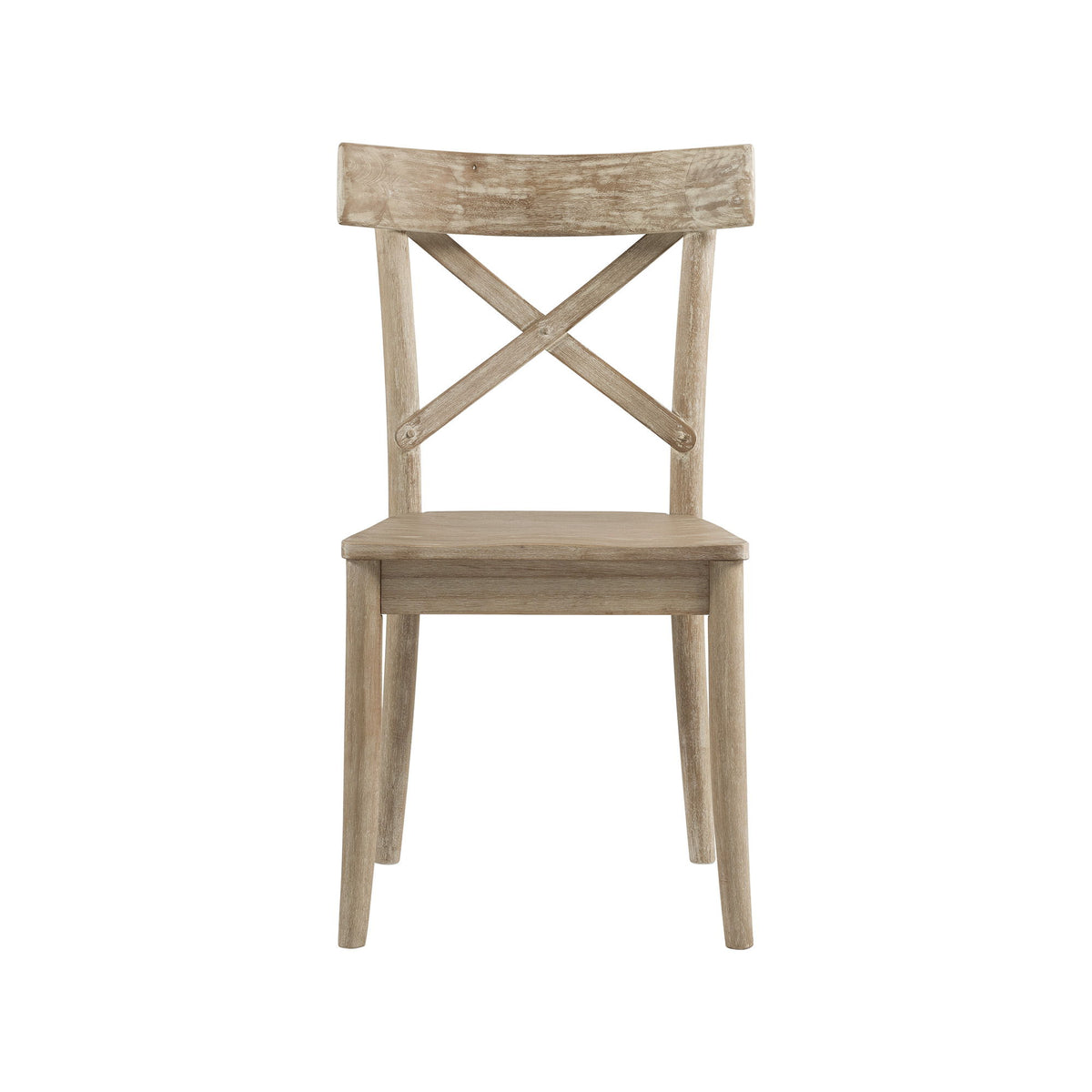 Callista X-Back Wooden Side Chair (Set of 2) in Beach by Elements International, view 3
