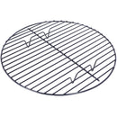 Heavy Duty Round Bbq Grill 17" Steel Charcoal Smoker For Outdoor Cooking - Black