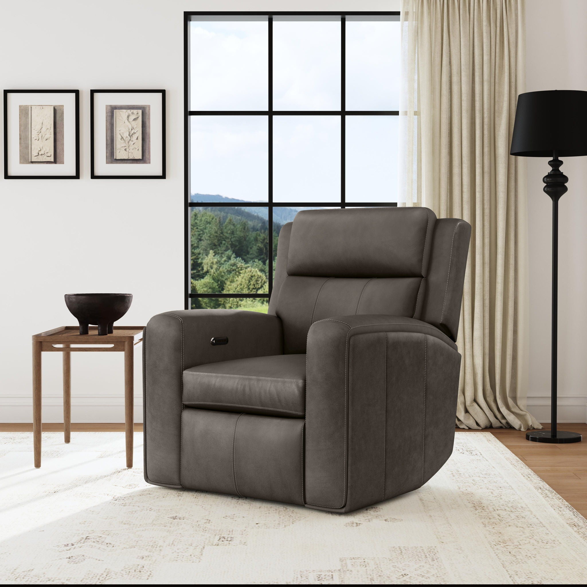 Wyatt - Power Recliner With Power Headrest & Lumbar