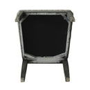 House Beatrice - Side Chair (Set of 2) - Two Tone Gray Fabric & Charcoal