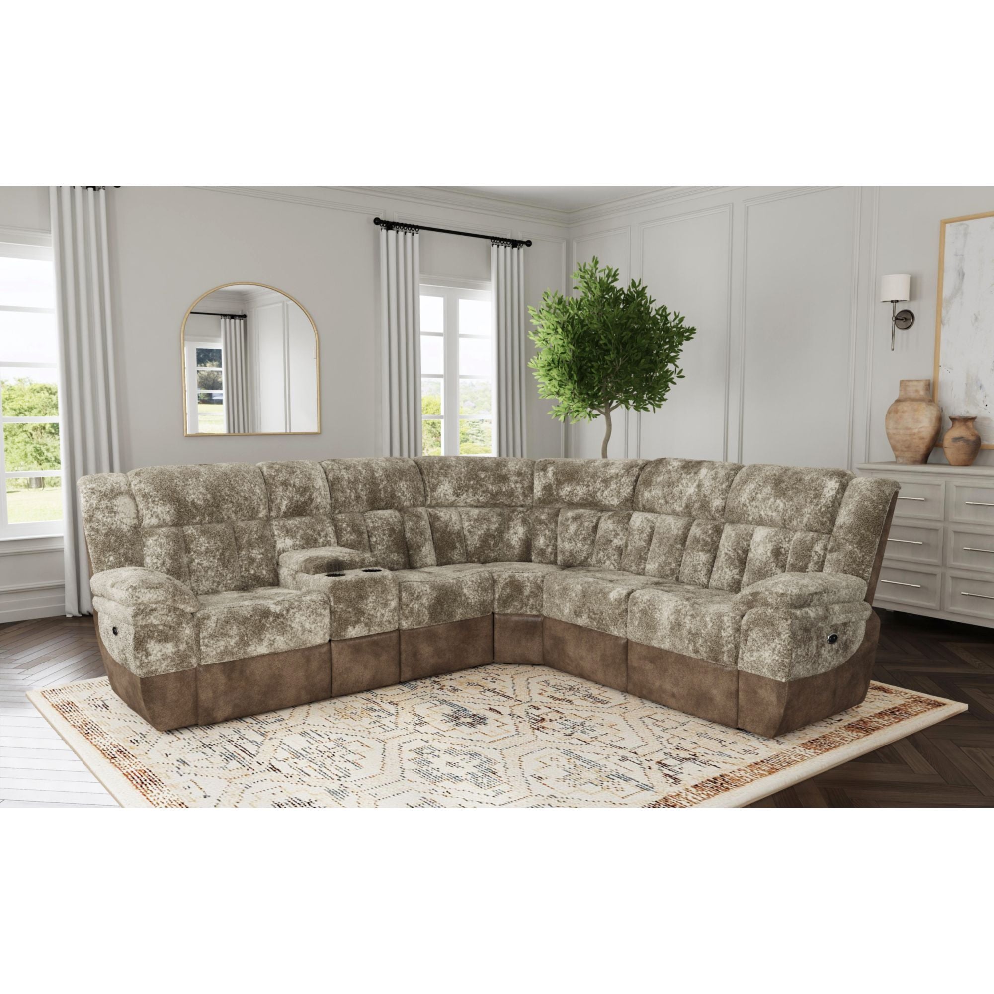 Santorini - 6 Piece Motion Sectional Set - Atlantic Fine Furniture Melbourne FL