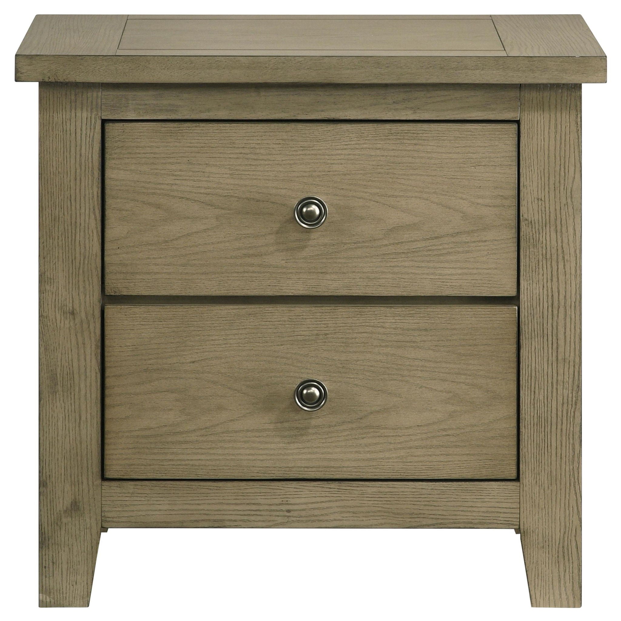 Hazlewood 2-drawer Nightstand Bedside Table Vineyard Oak