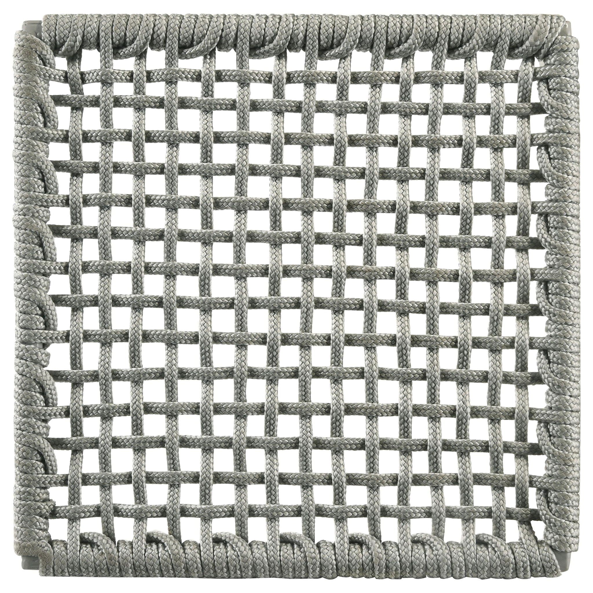 Nakia Woven Rope Dining Side Chairs Grey (Set of 2) - Atlantic Fine Furniture Melbourne FL