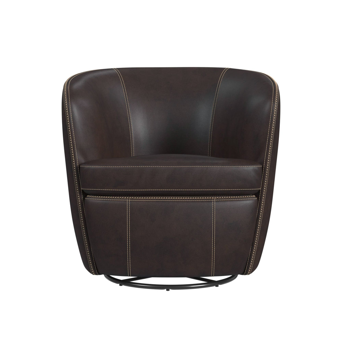 Vito Swivel Chair in Beige by Elements International, view 9