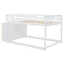 Bunk Bed With 4 Drawers And 3 Shelves