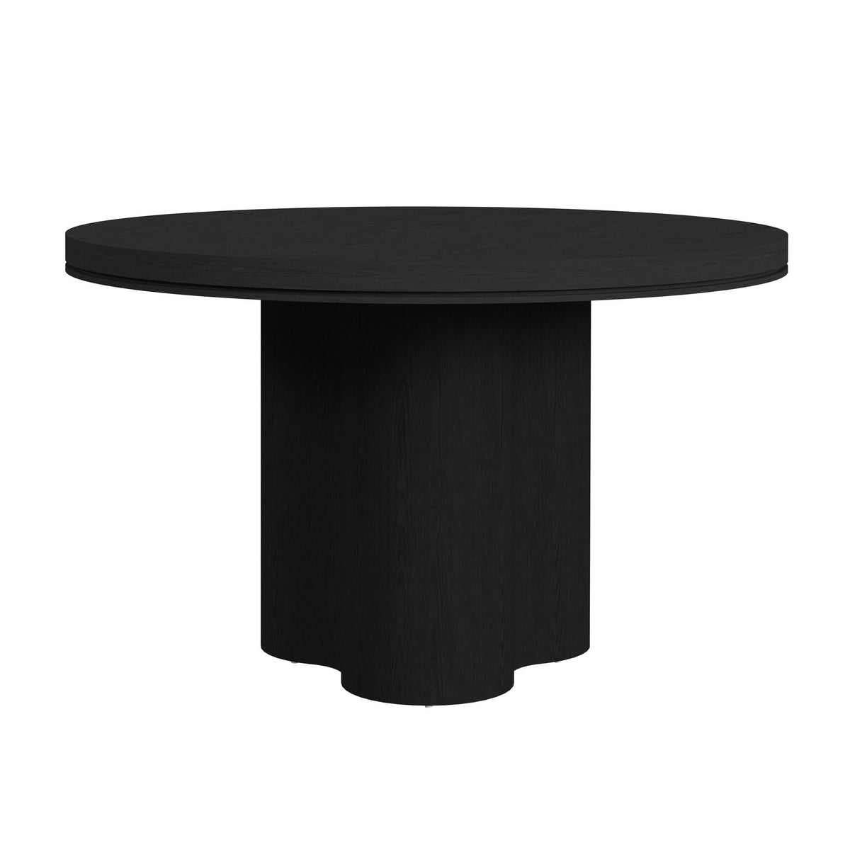 Rosalie Round Dining Table in Black by Elements International, view 6