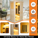Single Person Spruce Far Infrared Sauna Hair - Natural