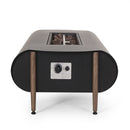 Vernon - Rectangle Fire Pit 50, 000 Btu - Dark Gray