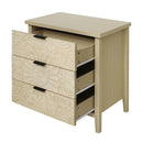 3 Drawer Cabinet, American Furniture, Suitable For Bedroom, Living Room, Study - Natural
