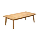 Porto - Outdoor Loveseat & Table - Beige / Teak