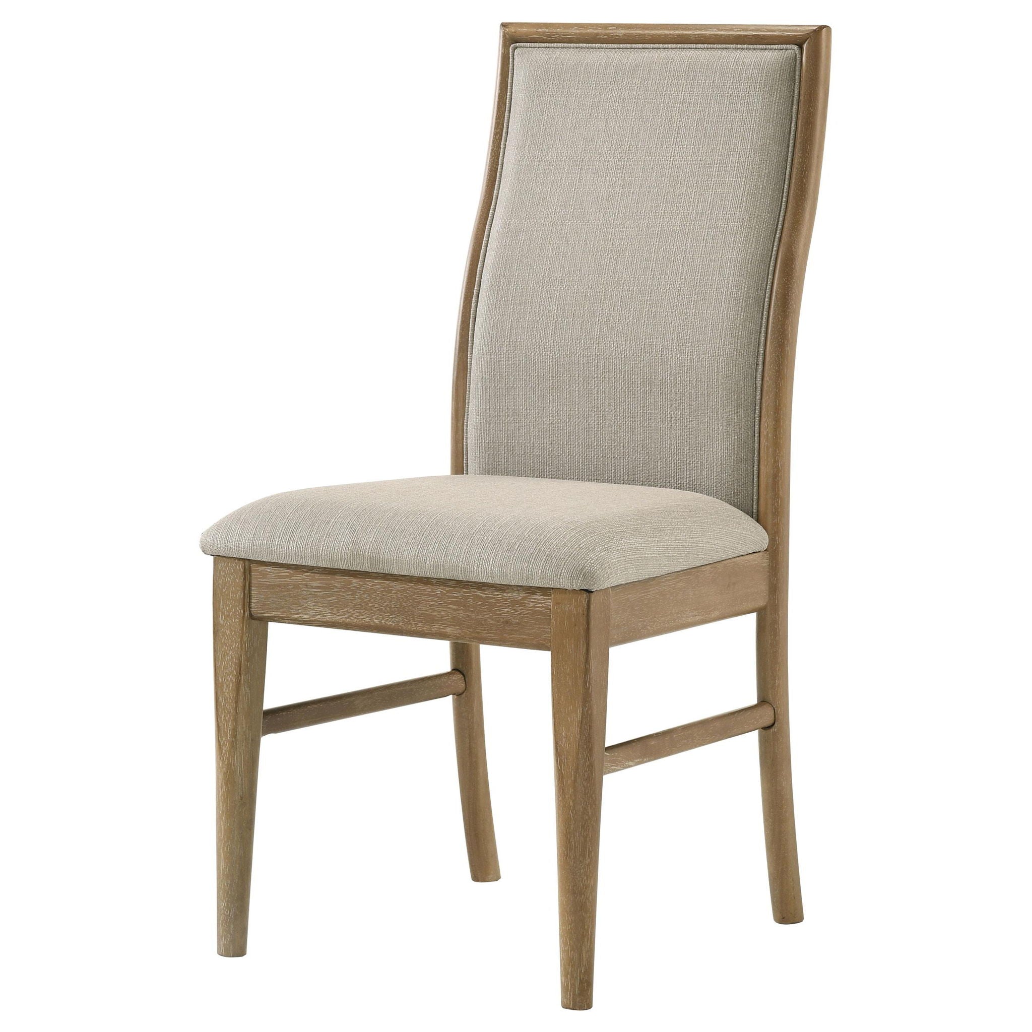 Adina Upholstered Dining Side Chair Barley (Set of 2) - Atlantic Fine Furniture Melbourne FL