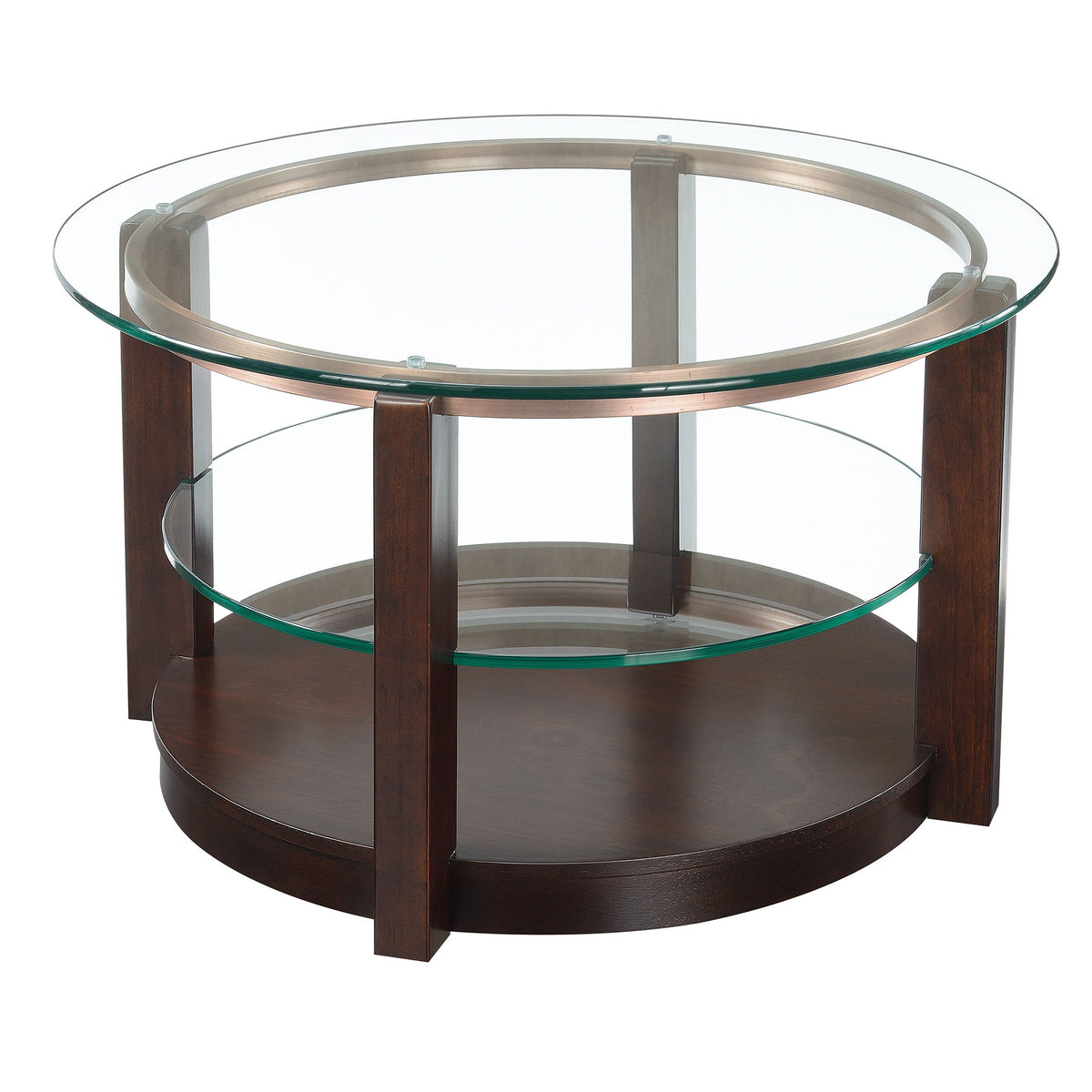 Elsa Occasional Table Set in Dark Brown by Elements International, view 7