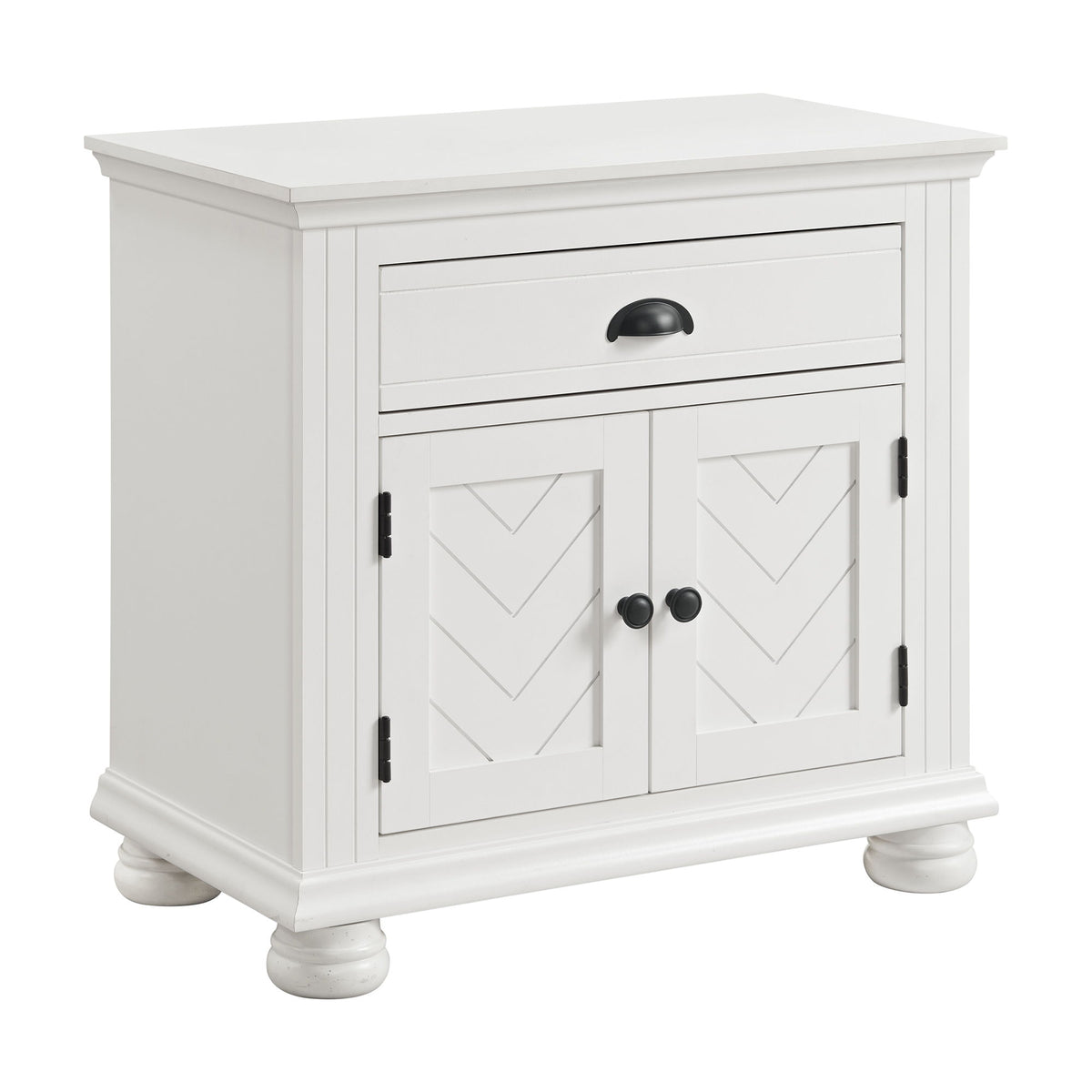 Kona Panel Bedroom Set in White by Elements International, view 5