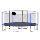 16Ft Trampoline With Basketball Hoop Pump And Ladder (Inner Safety Enclosure) With Soccer Goal