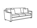 Milo - Fabric Sofa With Nailhead Trim