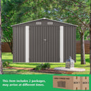 Large Outdoor Storage Shed With Lockable Door, Air Vent