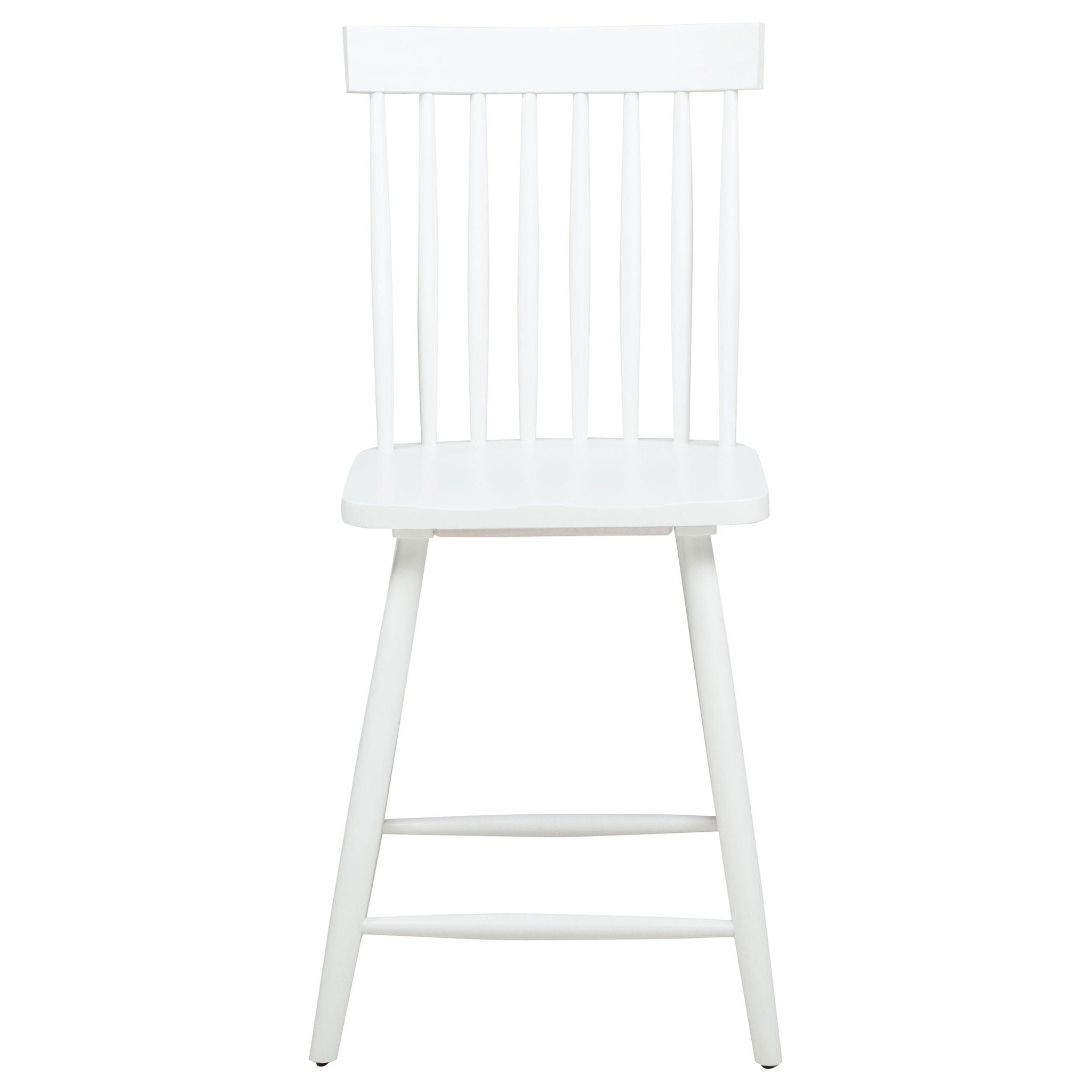 Andrews Windsor Counter Height Dining Side Chair White (Set of 2) - Atlantic Fine Furniture Melbourne FL