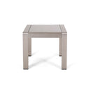 Cape Coral - Contemporary Side Table With Frosted Glass Top