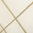 Minimalist Single Panel Iron Fireplace Screen With Diamond Design