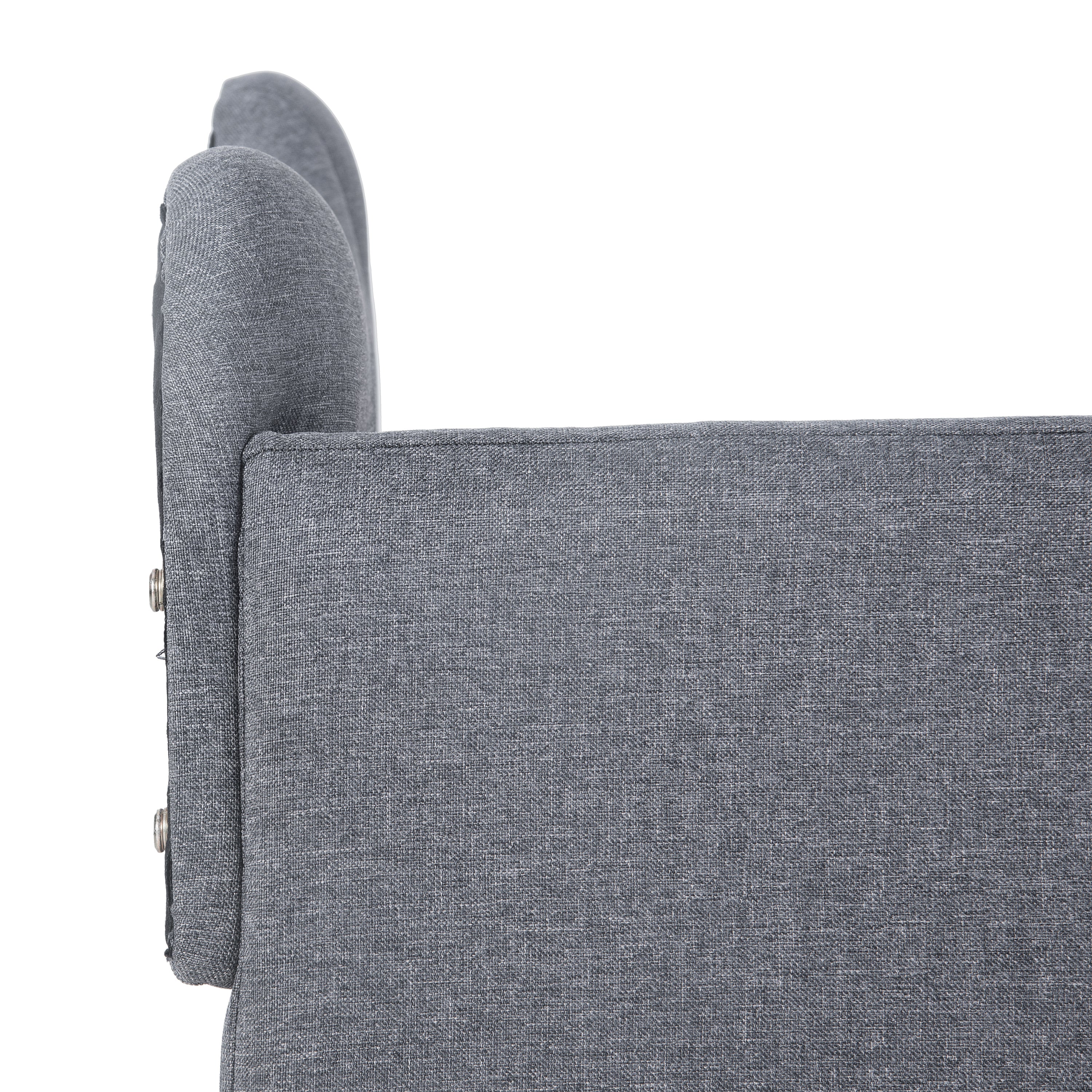 Full Size Vintage Upholstery Daybed with Button Tufted Backrest, Gray - Atlantic Fine Furniture Melbourne FL