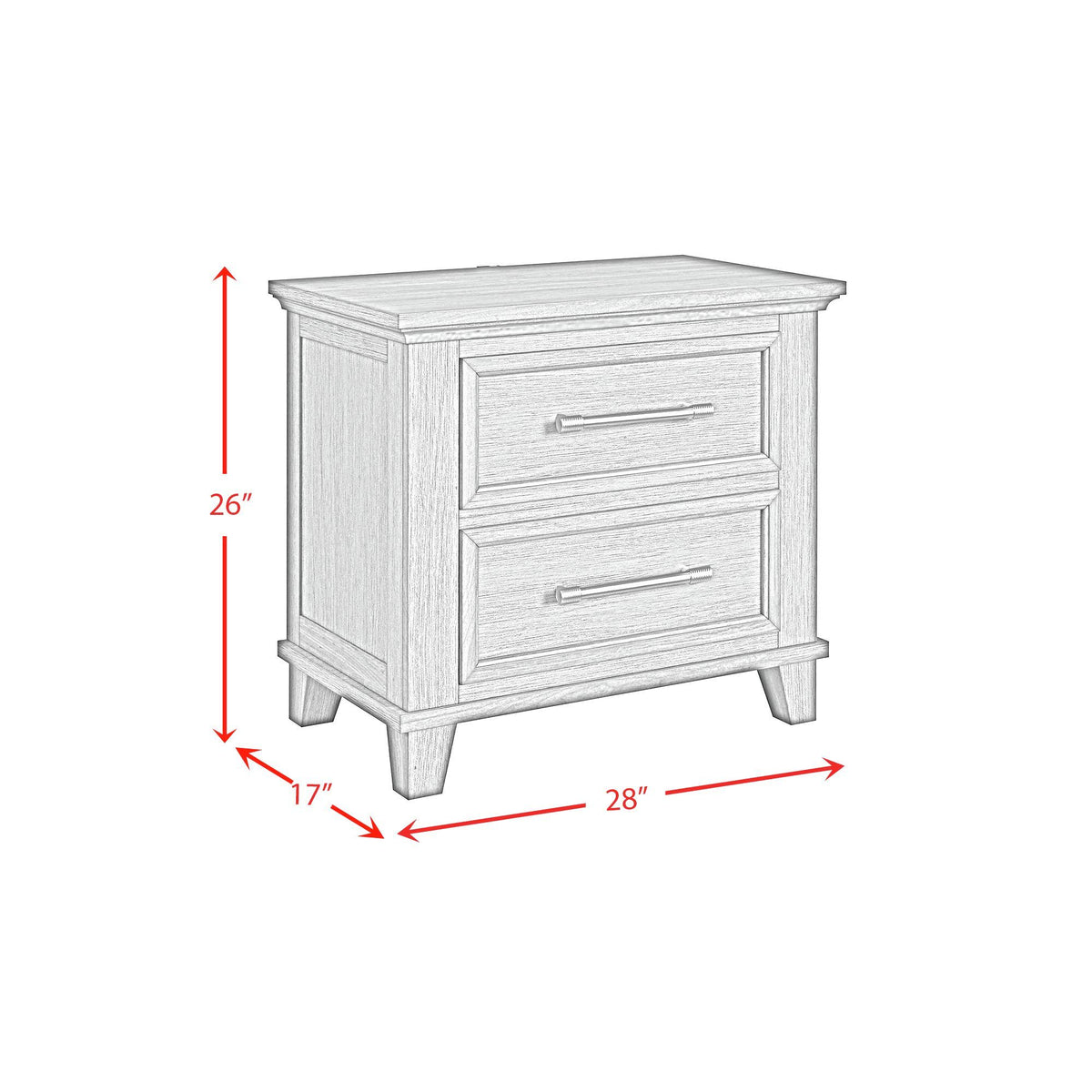 Canterbury Panel Bedroom Set in Dark Gray by Elements International, view 28