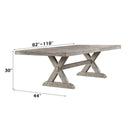 Rocky - Dining Table - Gray Oak - Atlantic Fine Furniture Inc